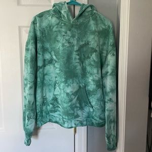 Green/blue tie dye hoodie 💙💚